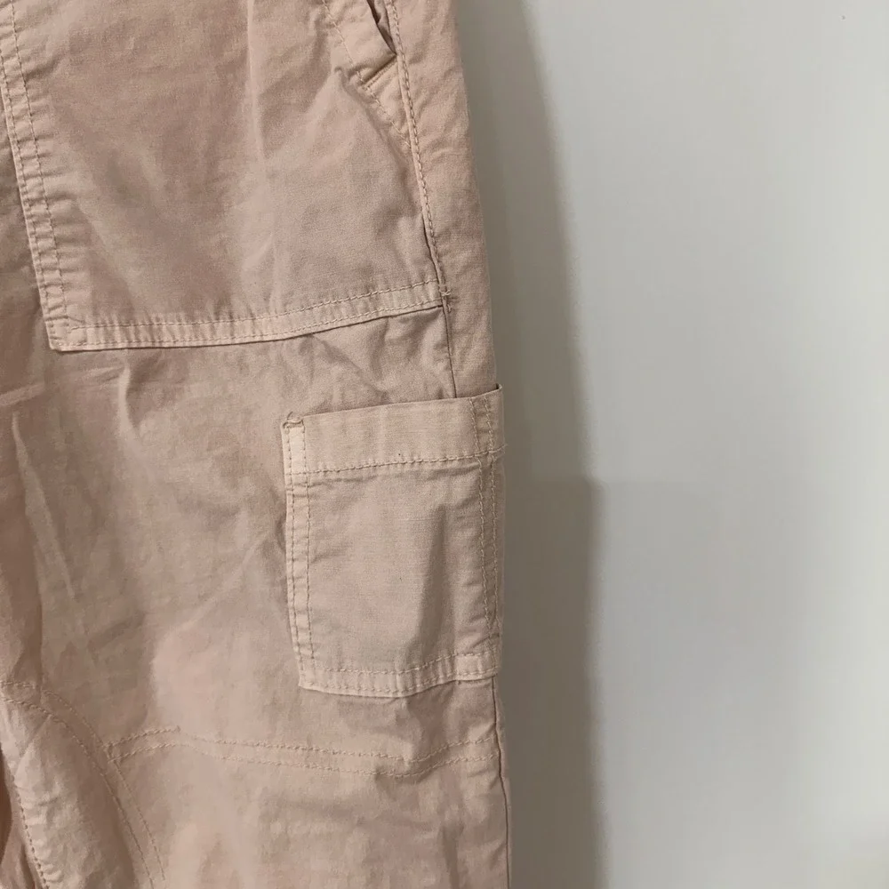 American‎ Eagle Cargo Pants Women 4 Tan Stretch Utility Pockets | Gorpcore
